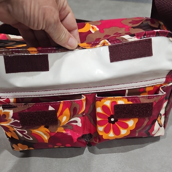 Vera Bradley Pink and Yellow Floral Crossbody Bag - Picture 4 of 9